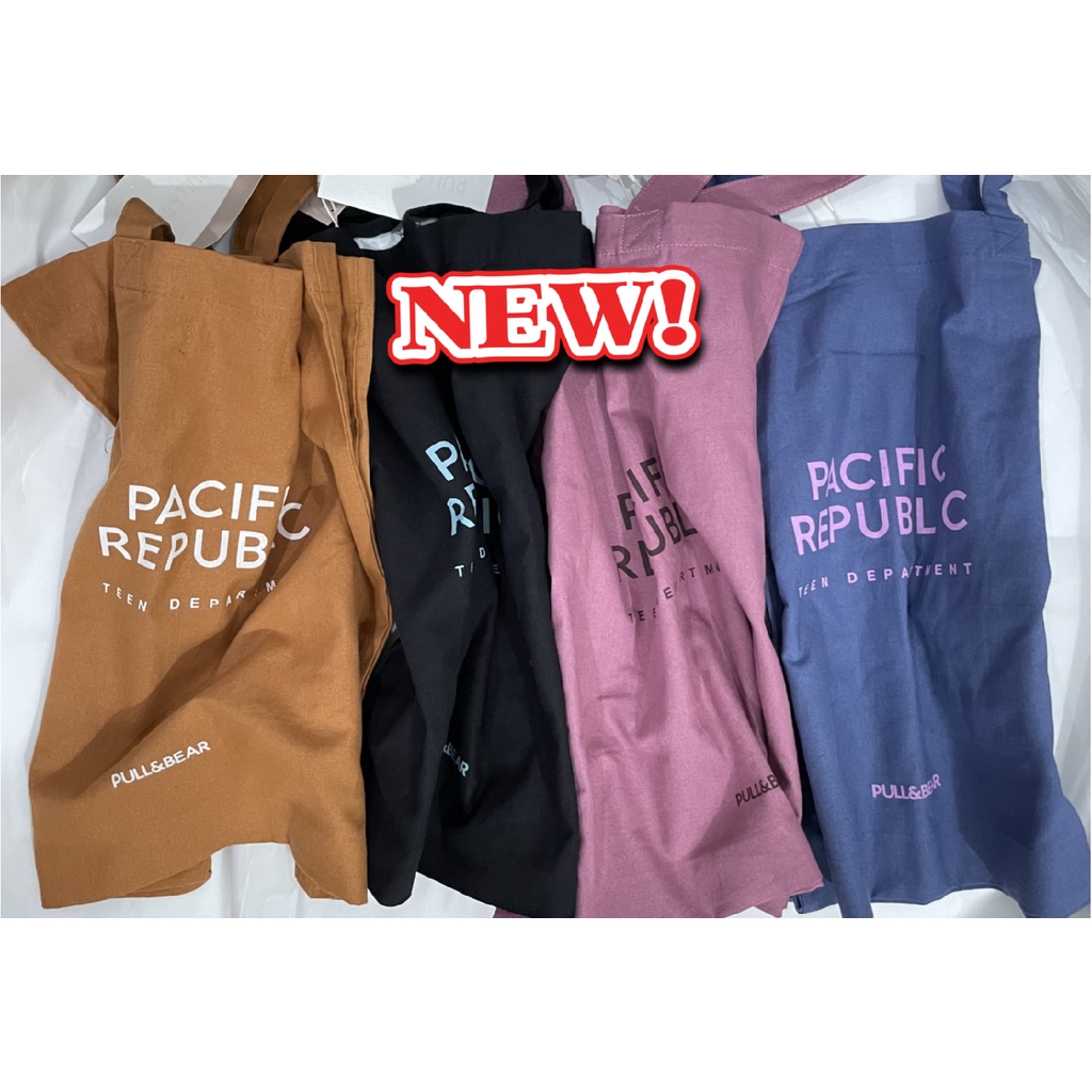 Pull and Bear / Bershka Tote Bag Medium Authentic NEW COLORS Shopee Philippines