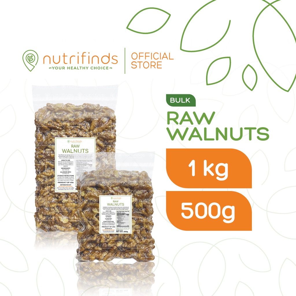 Nutrifinds® Raw Walnuts BULK Shopee Philippines
