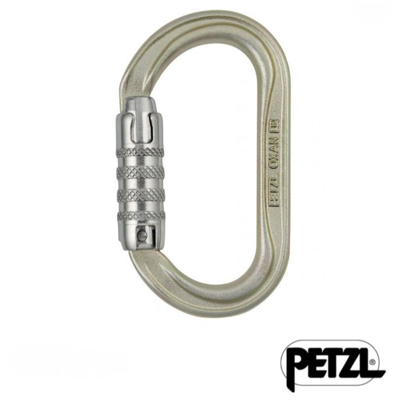 Petzl Oxan TriactLock M72A TL Steel Carabiner 38kn Work Safety Rescue