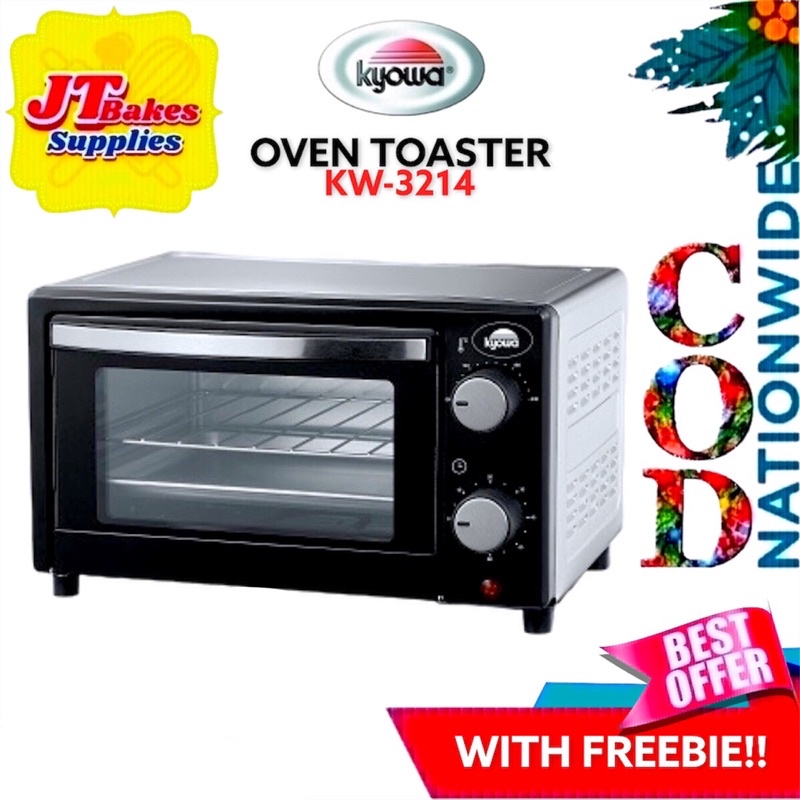 Kyowa Oven Toaster Stainless 9 Liters Kw3214 with Freebie Shopee