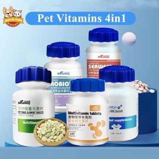 180pcs Pet Dog Supplement Cat Vitamin Multivitamin Probiotics Beauty Hair Bulu Bone Calcium  Vitamin