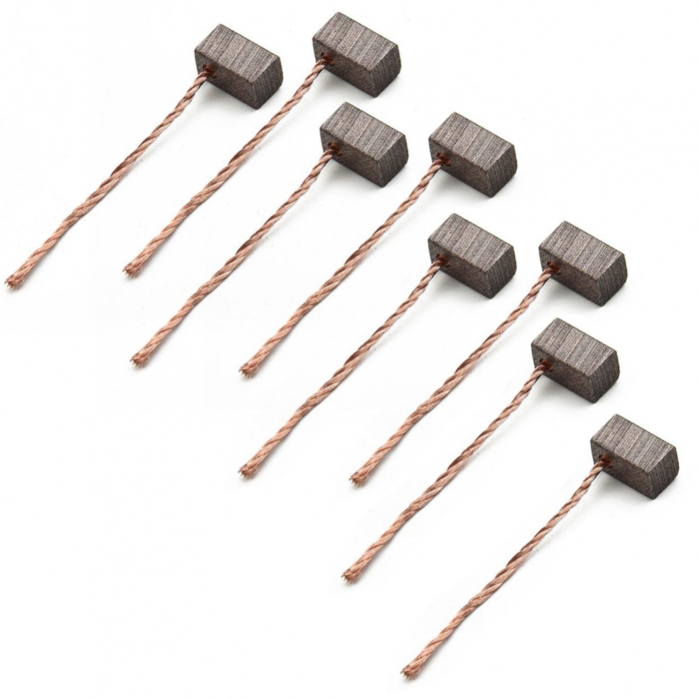 8Pc Carbon Brush 6 X 6 X10mm For Blower Motor Fan Motor Windshield