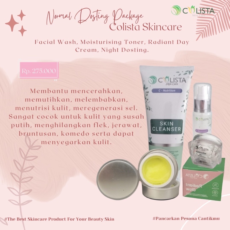 Normal Dosting Colista Skin Care Package 