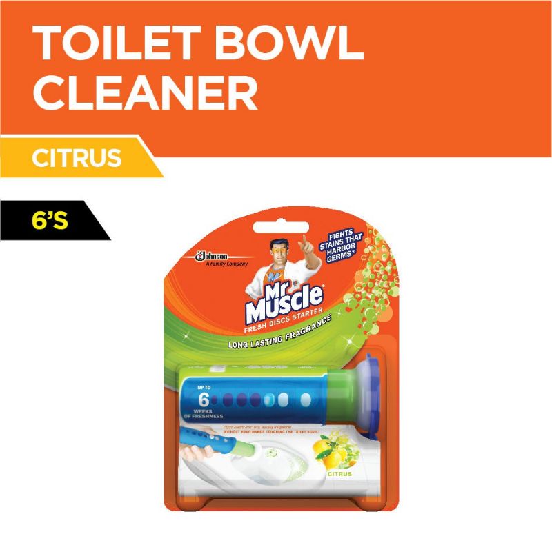 MR MUSCLES FRESH DISC STARTER TOILET BOWL CLEANER Shopee Philippines