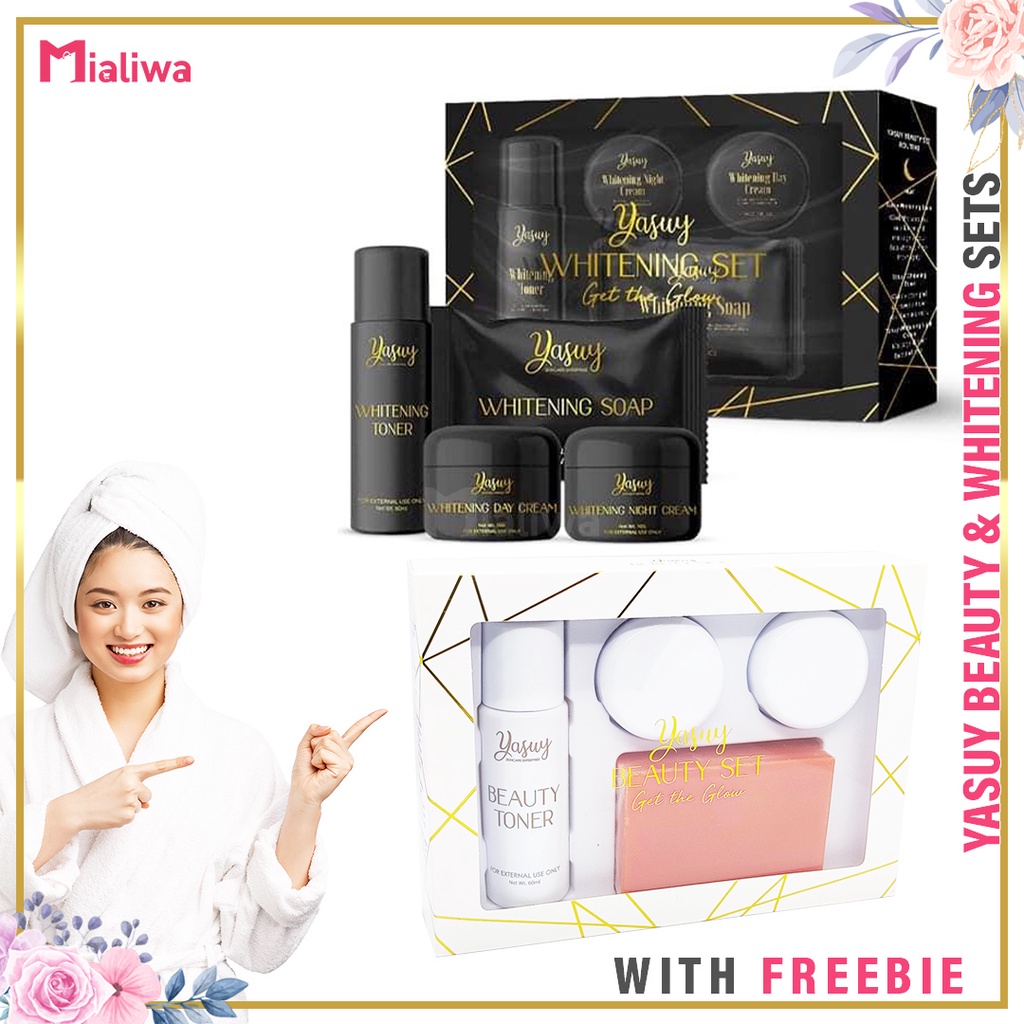 Yasuy Beauty & Whitening Set, Skin Care Exfoliating Kit, Sunscreen Scar Remover Beauty Facial Wash