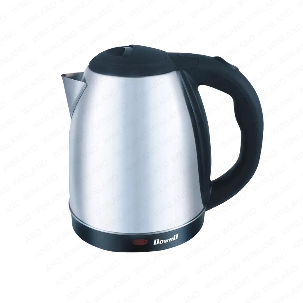 DOWELL by Winland Stainless steel Electric Kettle Water Heater 1.2L w/ Auto Shut Off EK120S