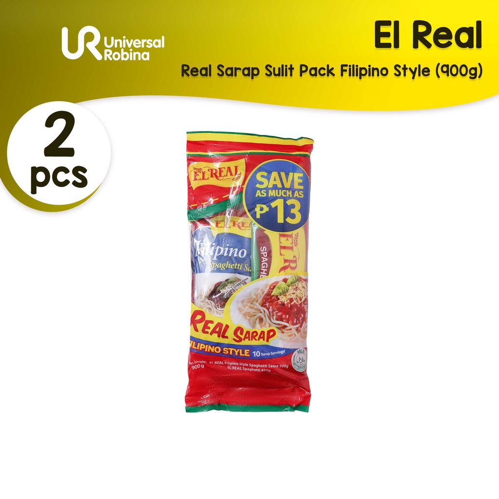 El Real - Real Sarap Sulit Pack Filipino Style 900g | Shopee Philippines