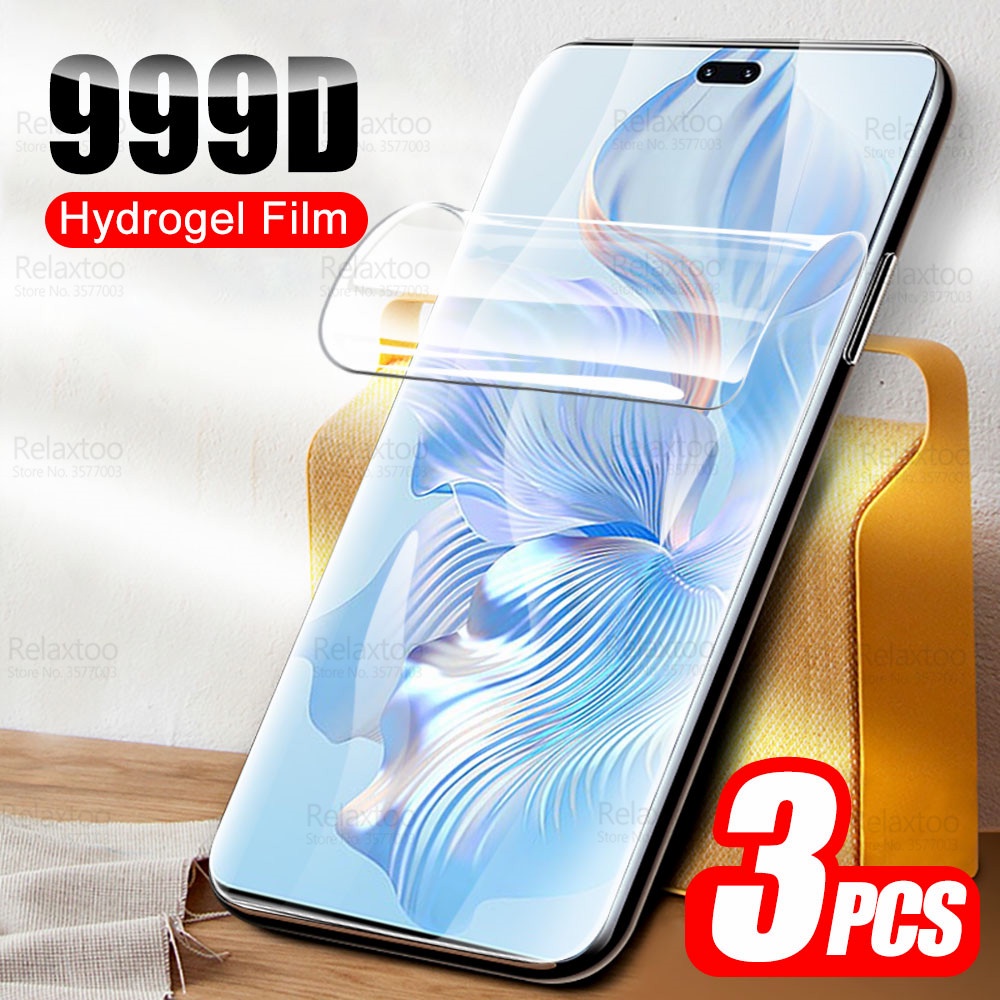 3Pcs Full Curved Hydrogel Film For Honor 80 Pro Not Tempered Glass ...