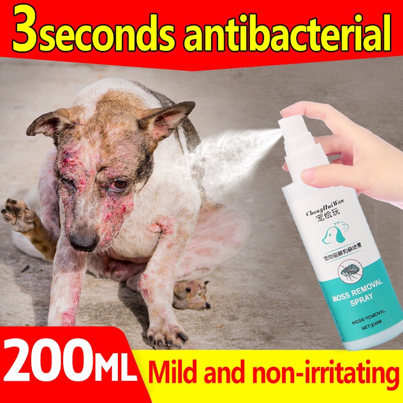 Pet skin treatment spray wounds spray for dogs Lickable and non-toxic