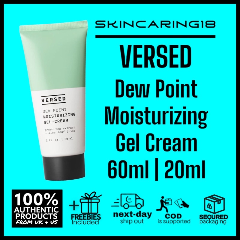 VERSED Dew Point Moisturizing Gel Cream 60ml 20ml Moisturiser