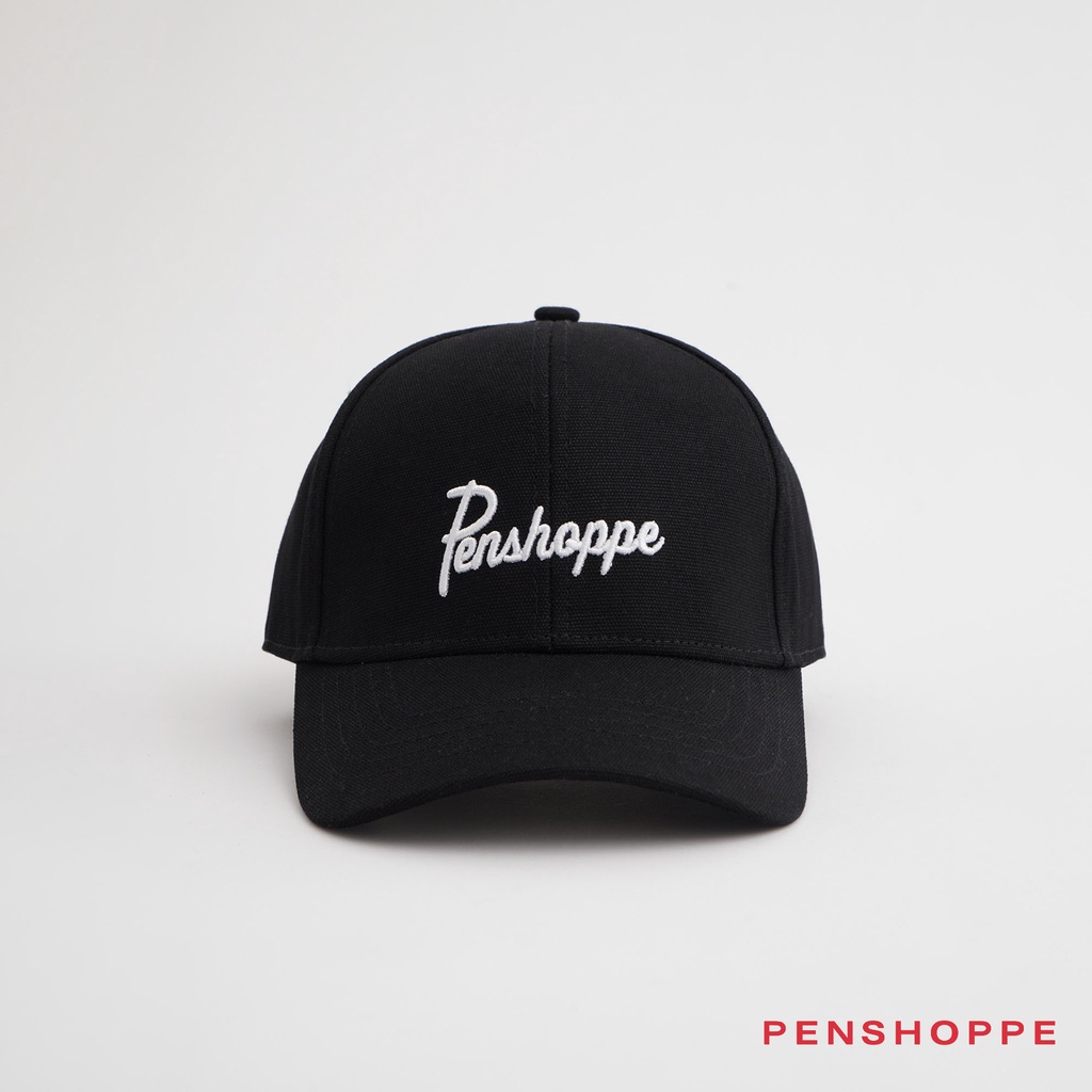 Penshoppe Essential Baseball Cap With Embossed Embro For Men (Black ...