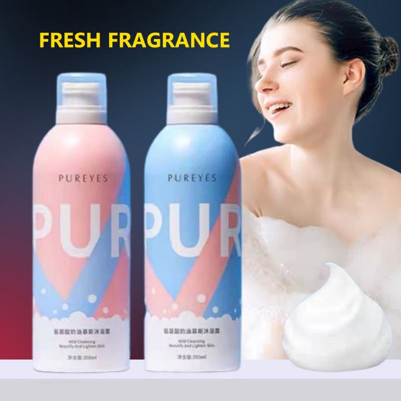 Original Pureyes Whitening Shower Gel Amino Acid Body Wash Soap and