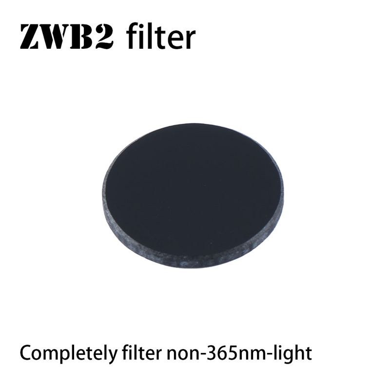 20.5mm diameter/2mm thickness ZWB2 Filter for Convoy S2 S2+ 365nm UV ...
