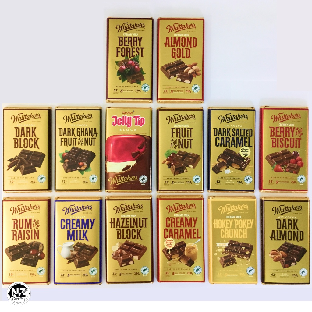 WHITTAKER'S CHOCOLATE NEW ZEALAND 250g Shopee Philippines