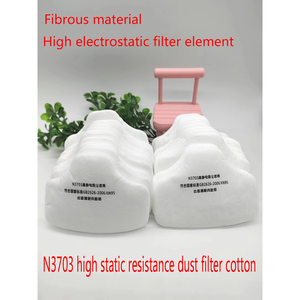 (Ready Stock)20pcs/100pcs N3703 high electrostatic dust filter cotton