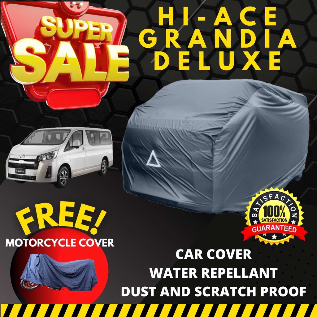 HIACE COMMUTER DELUXE HIGH QUALITY CAR COVER Shopee Philippines