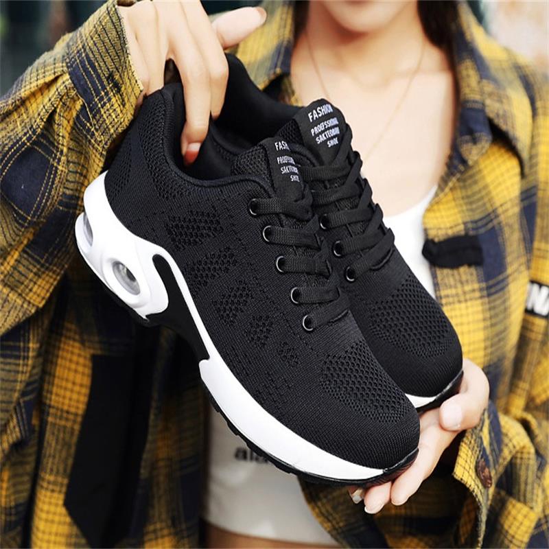 Size 36 40 Air Cushion Womens Shoes Sneakers Womens Mesh Running Shoes Large Mesh Shoes 3484