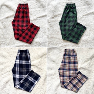 Plus Size Pajama Pranela Cotton | XL XXL 2XL 36 38 40 42 | Men's Women's Checkered Plaid Flannel