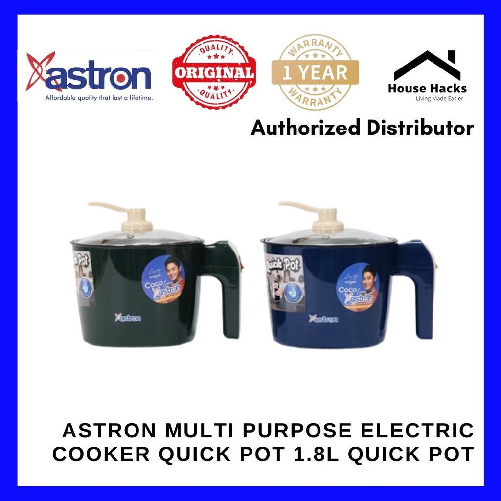 Astron Multi Purpose Electric Cooker Quick Pot 1.8L QUICK POT (House