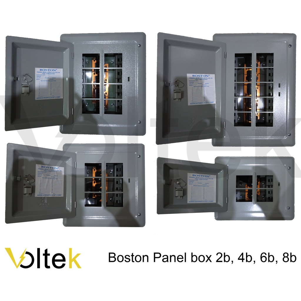 Panel box Boston brand for plug in circuit breaker 2 pole Shopee