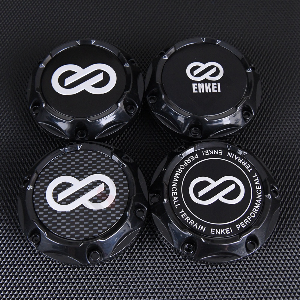 4PCS ENKEI Rim Cap 56MM Clip Diameter Wheel Center Cap ENKEI Logo