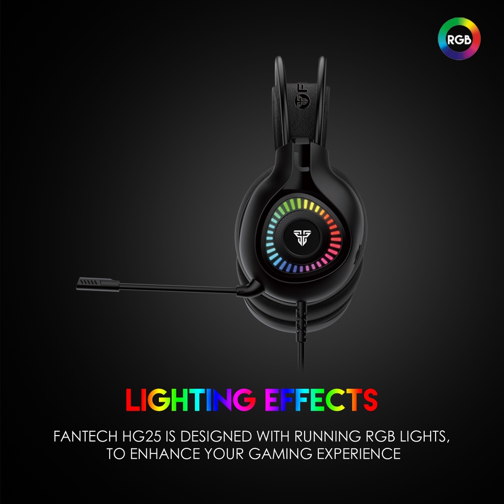 Fantech Orbit Hg Virtual Surround Sound Gaming Headphone Headset With Noise Cancelling Mic