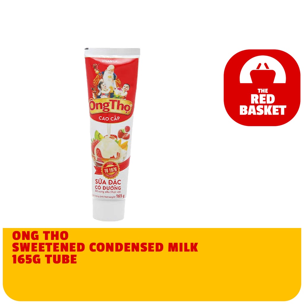 VINAMILK ONG THO SWEETENED CONDENSED MILK RED TUBE 165G Shopee