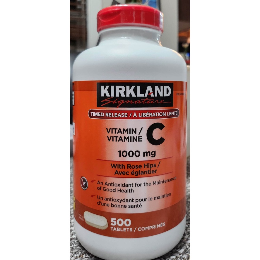 NEW and ORIGINAL Kirkland Signature Timed Release Vitamin C 1000 mg