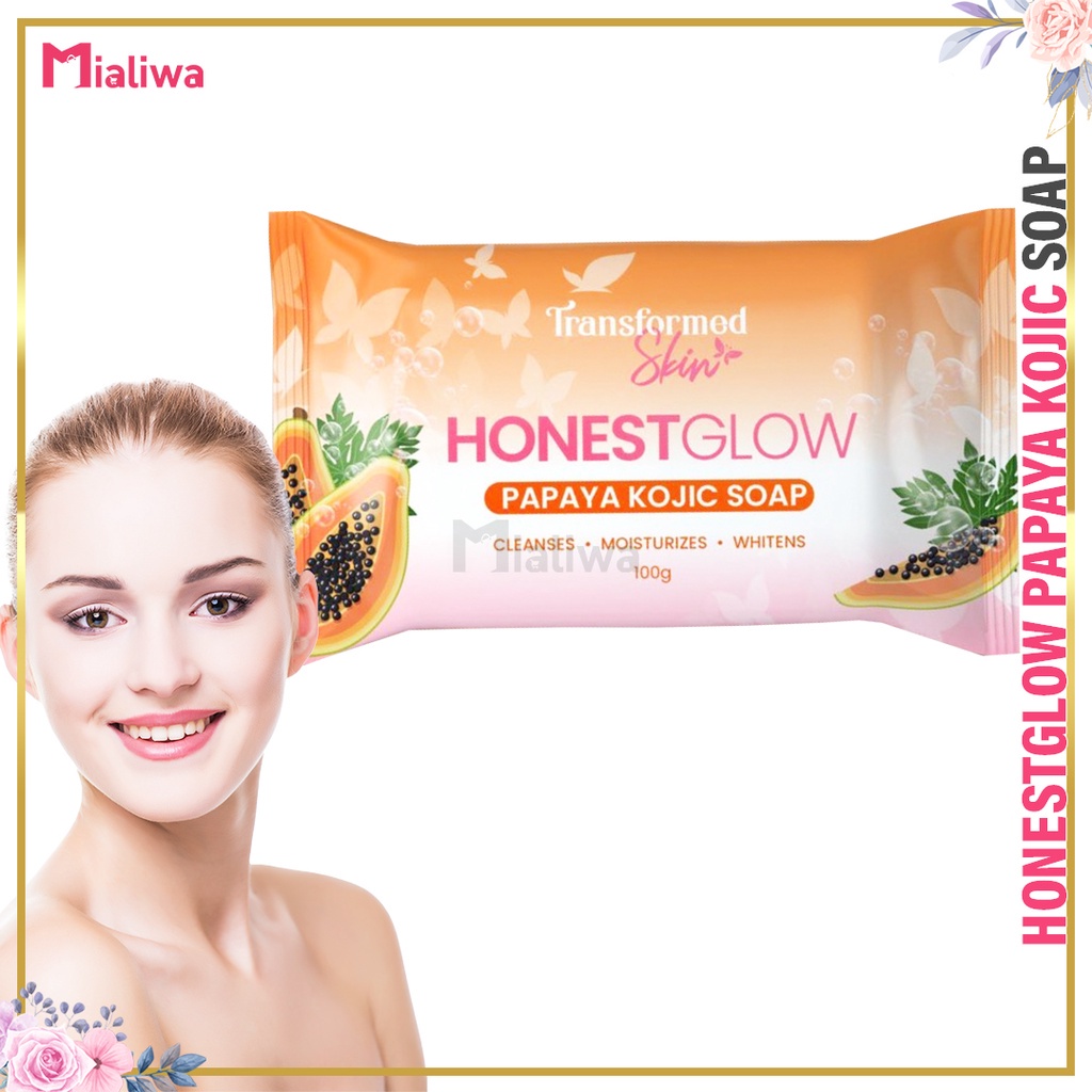 Honest Glow Transformed Skin Papaya Kojic Soap Pampaputi, Scar Remover