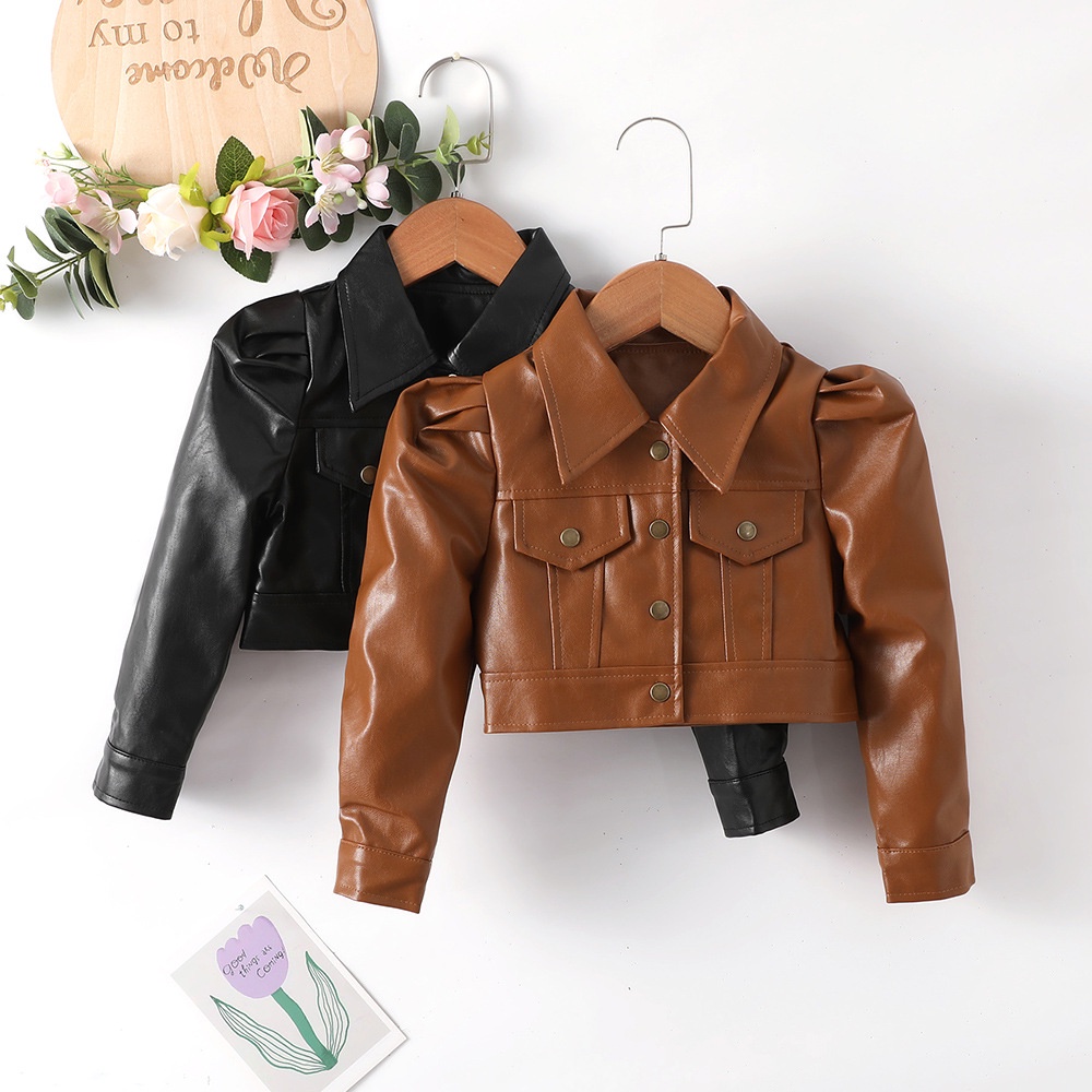 Children's Leather Jacket/Leather Jacket/Leather Jacket Kids/Children's Casual Jacket