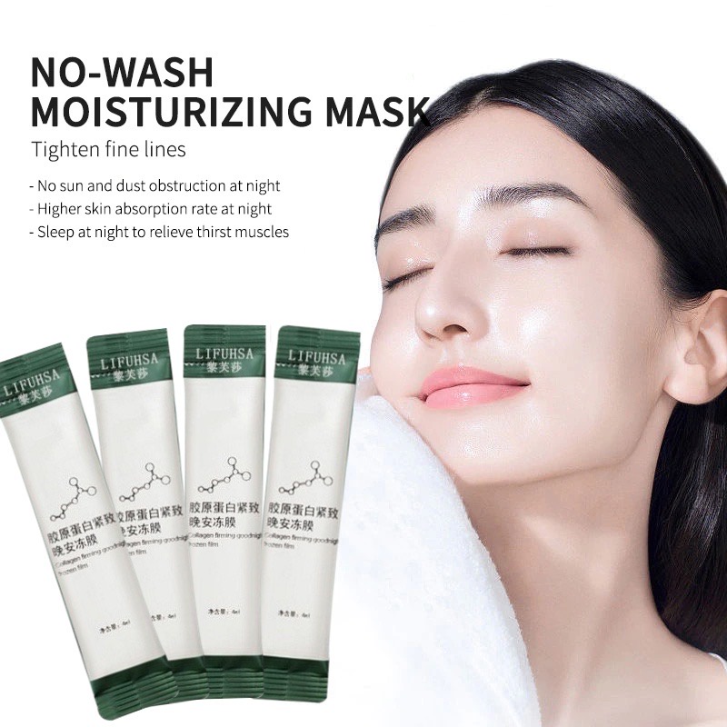 20pcs/Box Original Collagen Mask Jelly Sleeping Mask Antiaging antiwrinkle Muscle Lifting