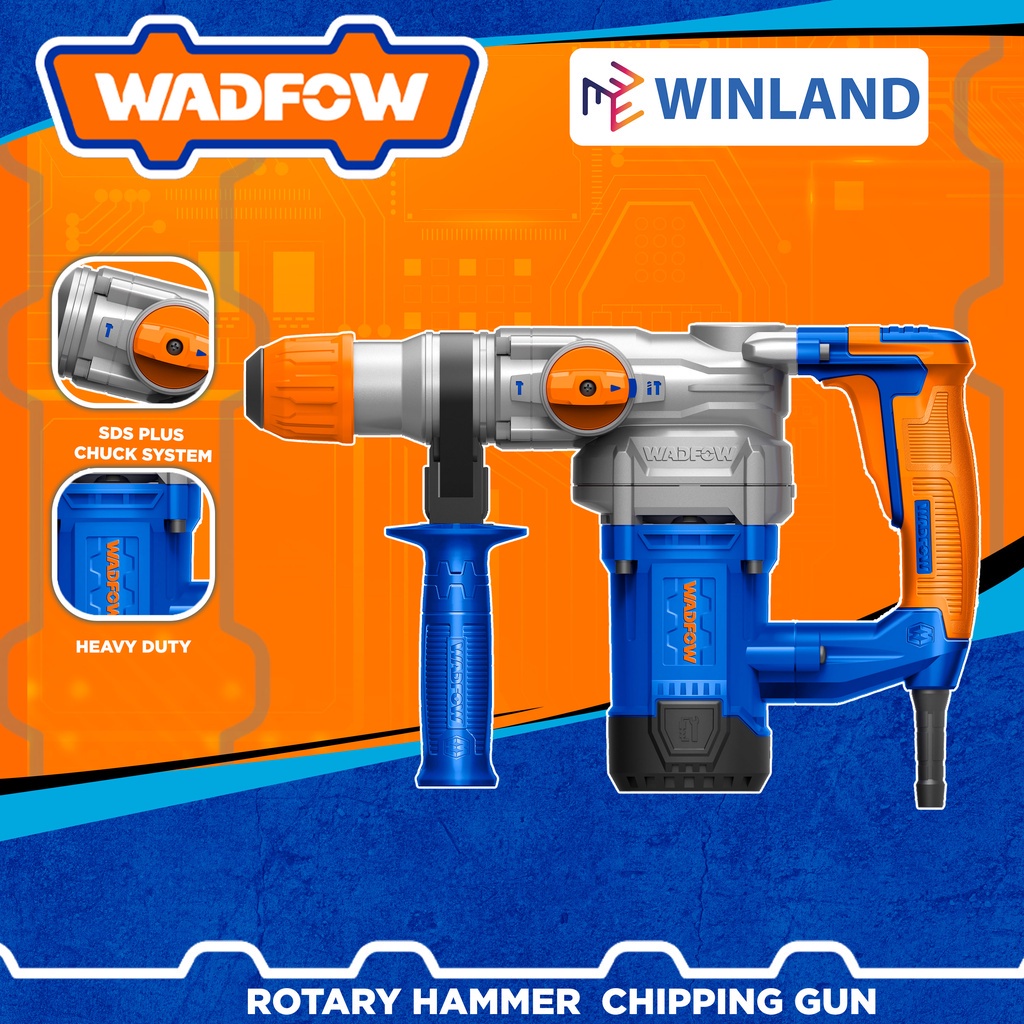WADFOW by Winland Rotary Hammer / Chipping Gun 1050W w/ SDS plus chuck