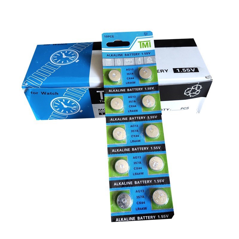 1.55V AG13 LR44 357A Button Battery Alkaline Battery for Watch Toys Calculator Commonly used