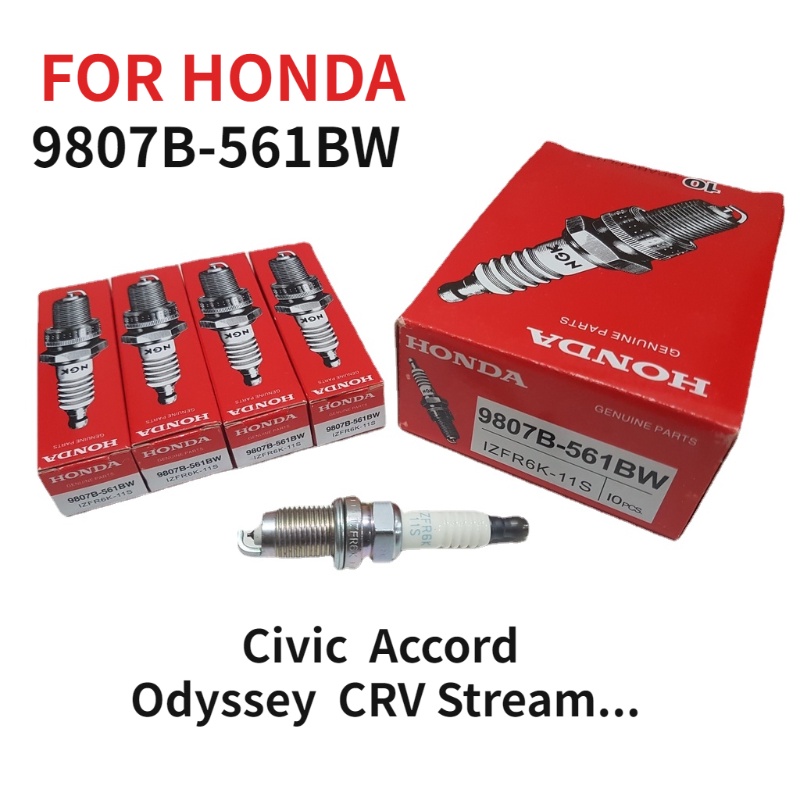 [4PC] Honda NGK Iridium IZFR6K11 Spark Plug Civic FD FD1 FD2 Accord
