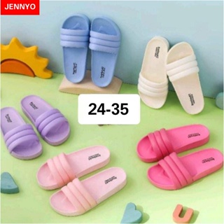 JENNY_O Kids Cloud One-band (2-12yo, 24-35) Slides Rubber Slippers