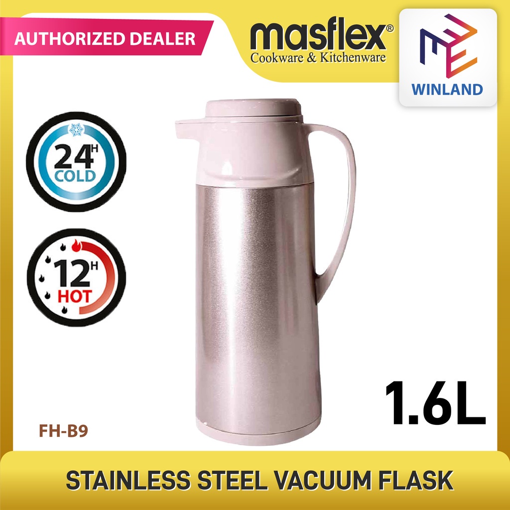 MASFLEX by Winland 1.6 Liter Stainless Steel Vacuum Thermo Thermal