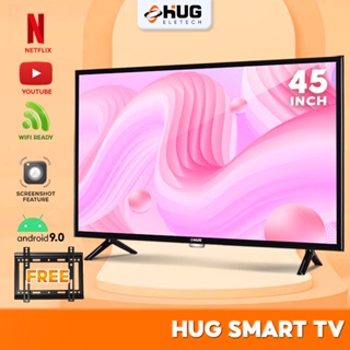 HUG 45 Inches Smart TV Android 9.0 Super Slim High Definition | LT45L-SMART