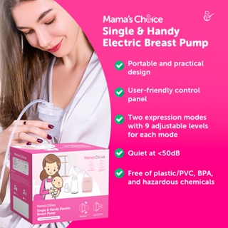 Mama's Choice Single & Handy Electric Breast Pump | Portable and Compact with USB Port #2