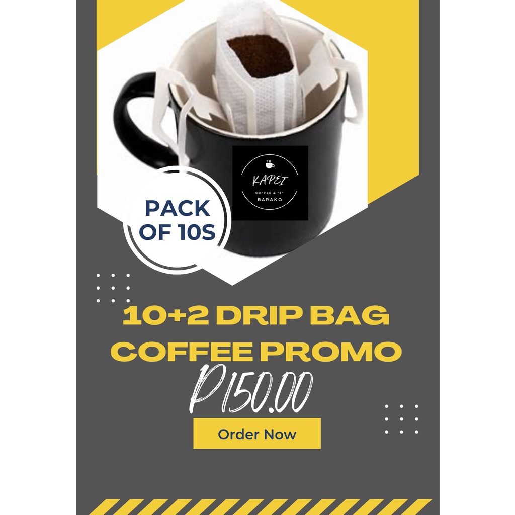 Best BARAKO in Drip Coffee Bag pack of 10s Shopee Philippines