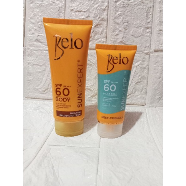 Belo SPF 60 sun expert body (100ml) /(50ml) Shopee Philippines