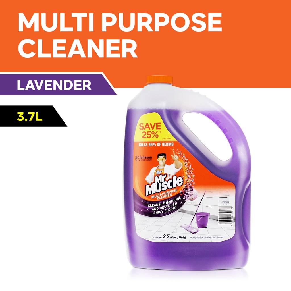 Mr. Muscle All Purpose Cleaner 3.7L - Lavender | Shopee Philippines