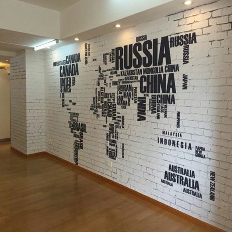 140x70cm 8d threedimensional wallpaper Vintage brick pattern personalized mural living room