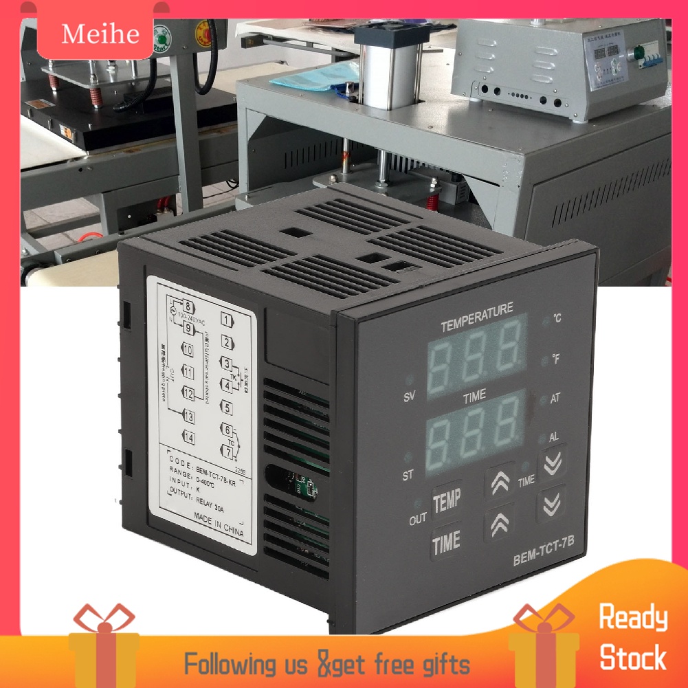 [Ready Stock] Meihe Thermostat Time Digital K Type Temperature
