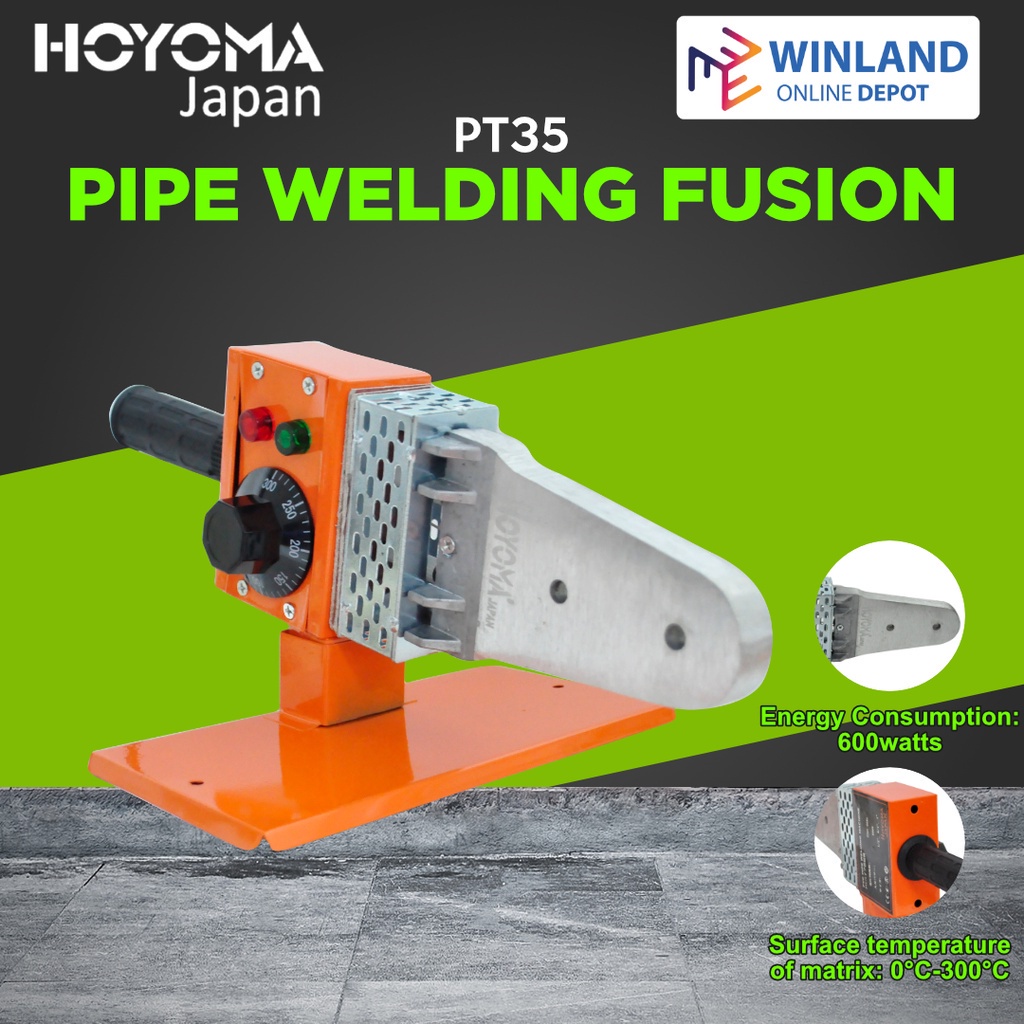HOYOMA JAPAN by Winland PVC Pipe Fusion Welding Machine 600watts PT35