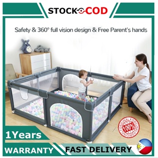 Playpen For Baby Play Activity Center Fence Safety Barriers For Toddler Playfence Breathable Mesh