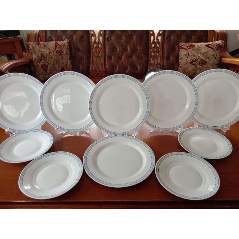 HARMONIA Made in Spain Dinnerware Set,Sold per Set,Used/Secondhand