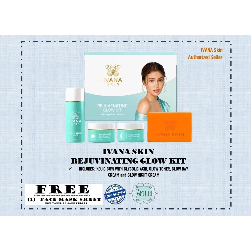 Ivana Skin Rejuvenating Glow Kit Shopee Philippines