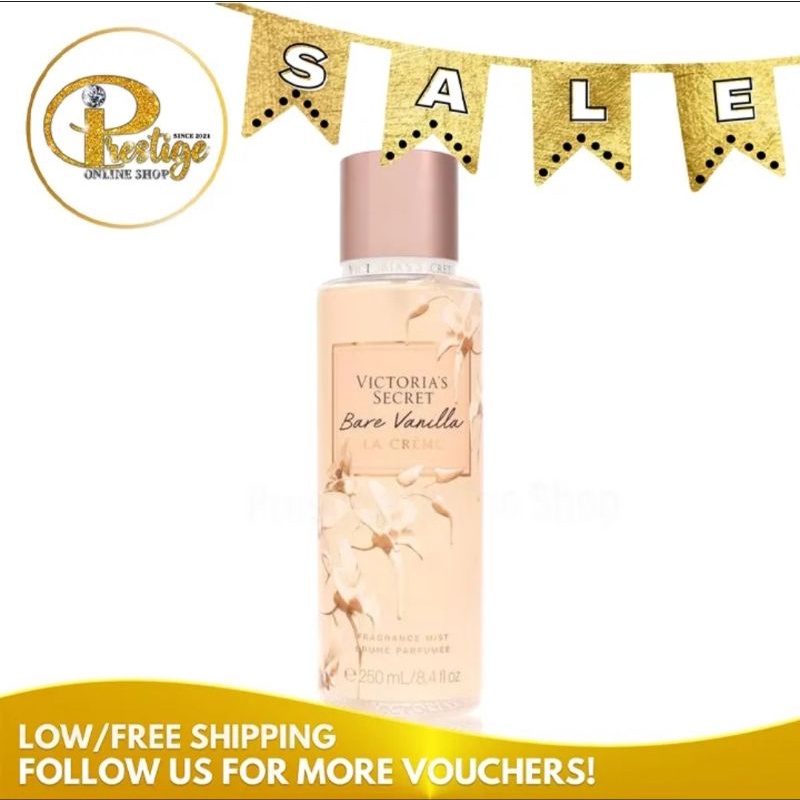 Victorias Secret Bare Vanilla La Creme Fragrance Mist Spray 250ml Shopee Philippines 