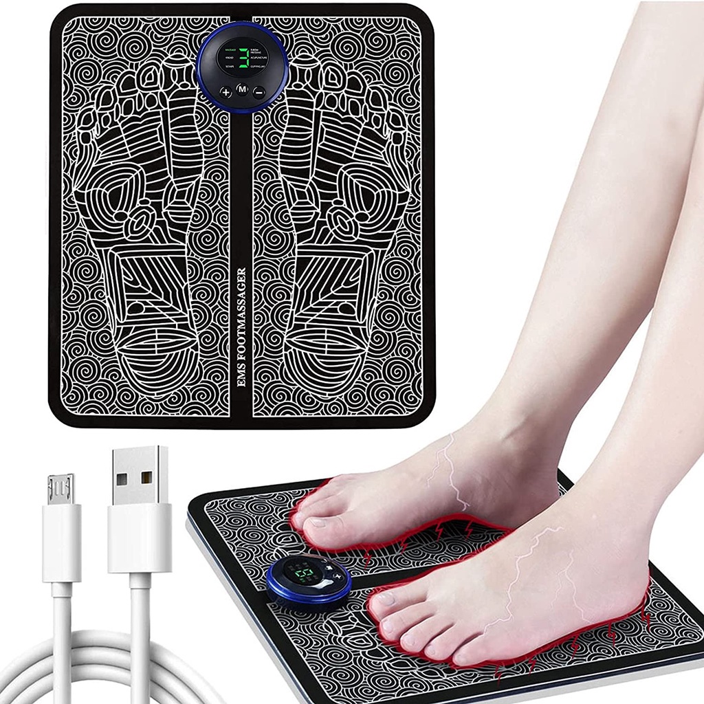 Foot Massager Pad Pes Muscle Electric Ems Health Relax Physiotherapy Massage Shopee Philippines