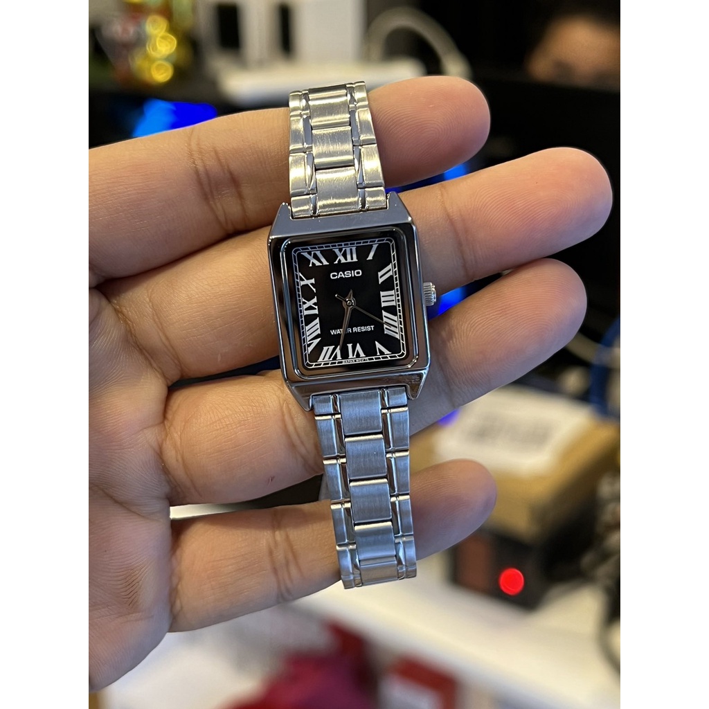CASIO Analog Roman Stainless Steel Ladies Watch LTPV007D1B / Legit